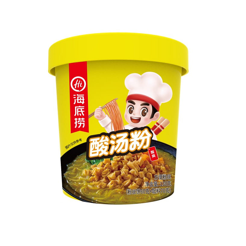 海底捞酸辣粉 冲泡即食 懒人速食酸汤素粉 130 克