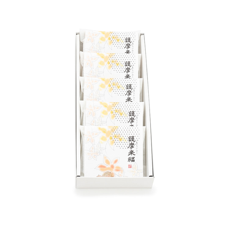 京煎堂 烤米饼 红豆栗子馅 5个 1 份