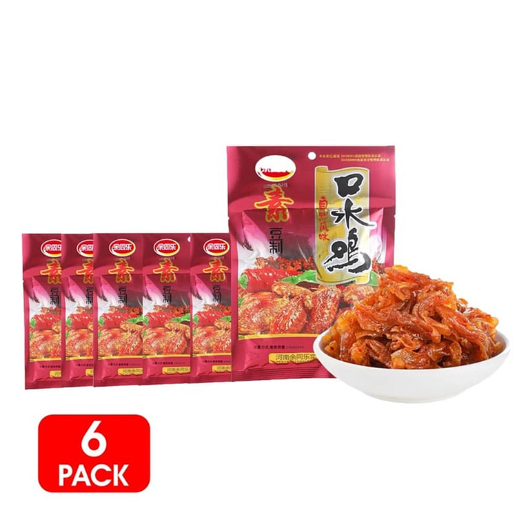豆制素口水鸡辣条豆制品 20 克*6 包