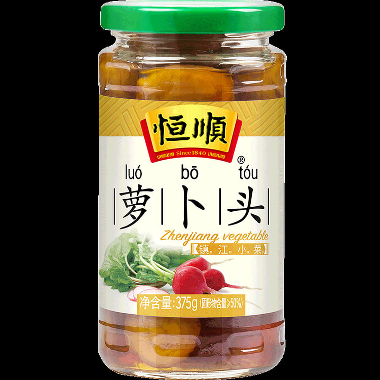 Companion pickled radish head 375g * 1 bottle