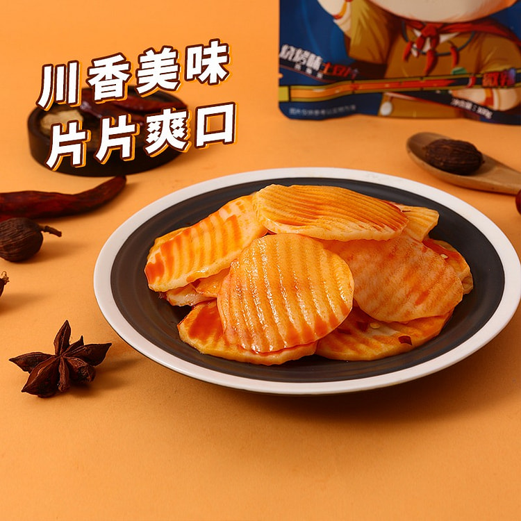 Three Squirrels Spicy Potato Slices 200 g