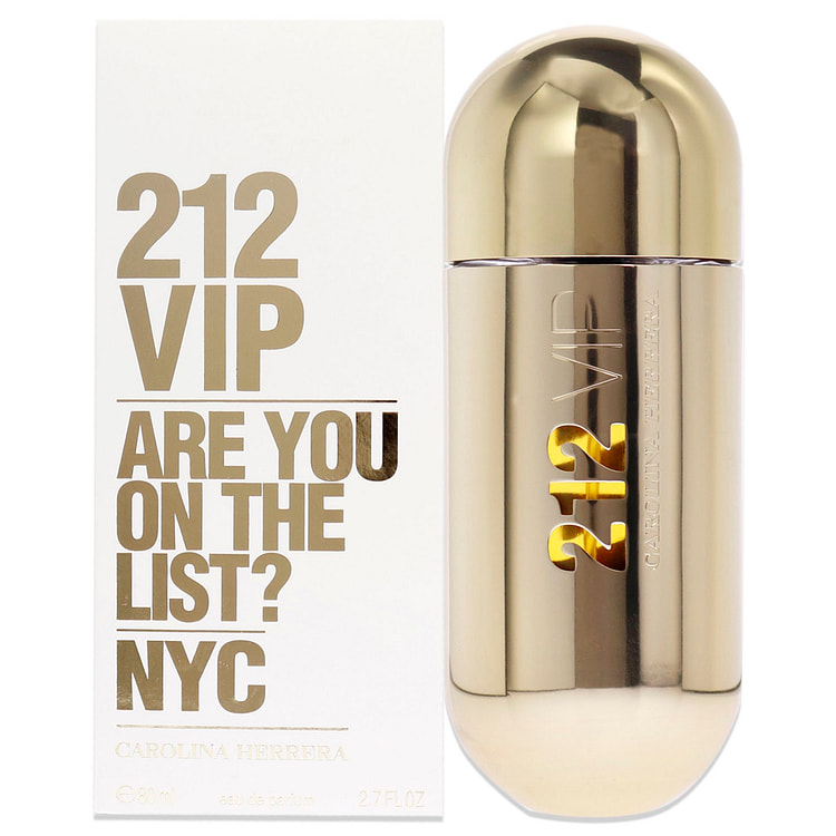 캐롤리나 에레라 212 VIP 여성용 향수 - 76ml (2.7oz) 오 드 퍼퓸 스프레이 2.7 온스