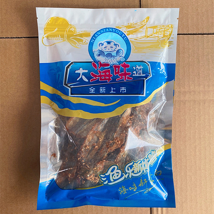 大海味道特产烧烤香辣即食甜辣蜜汁250g*1袋