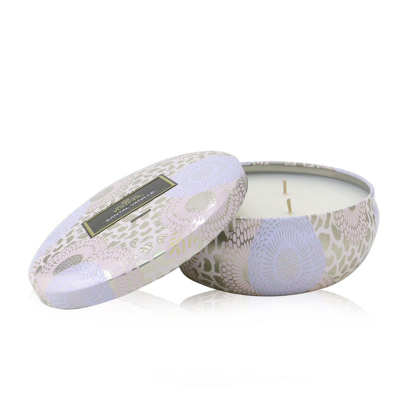 Voluspa Wick Decorative Tin Candle – Santal Vanille 340g/12oz 340 g