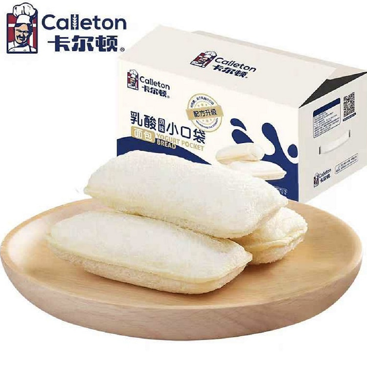 卡尔顿 乳酸风味小口袋面包20g*10小包装