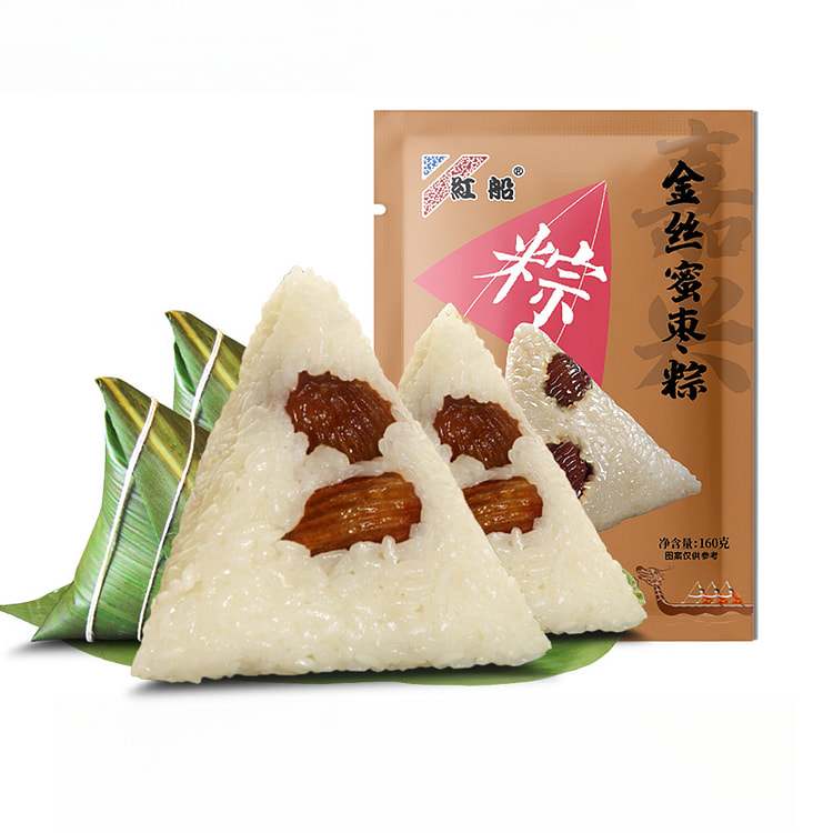 嘉兴红船金丝蜜枣粽手工真空甜棕1个装160g*1袋
