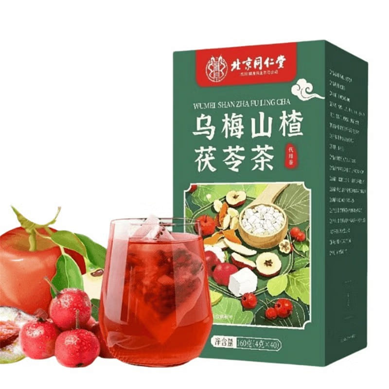Plum, hawthorn and Poria tea 160g*1 box 160 g