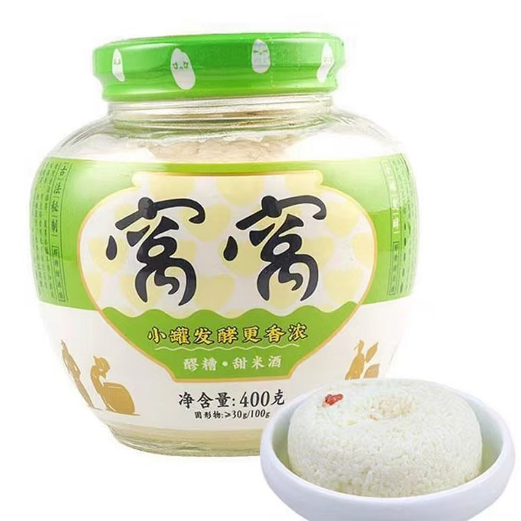 窝窝 醪糟400g*1瓶 月子米酒甜酒糯米酒酒酿