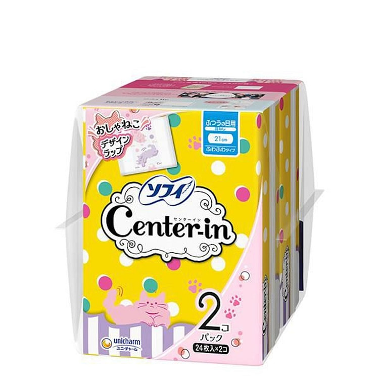 苏菲 Center-in 21cm无翼卫生巾48个 1 包