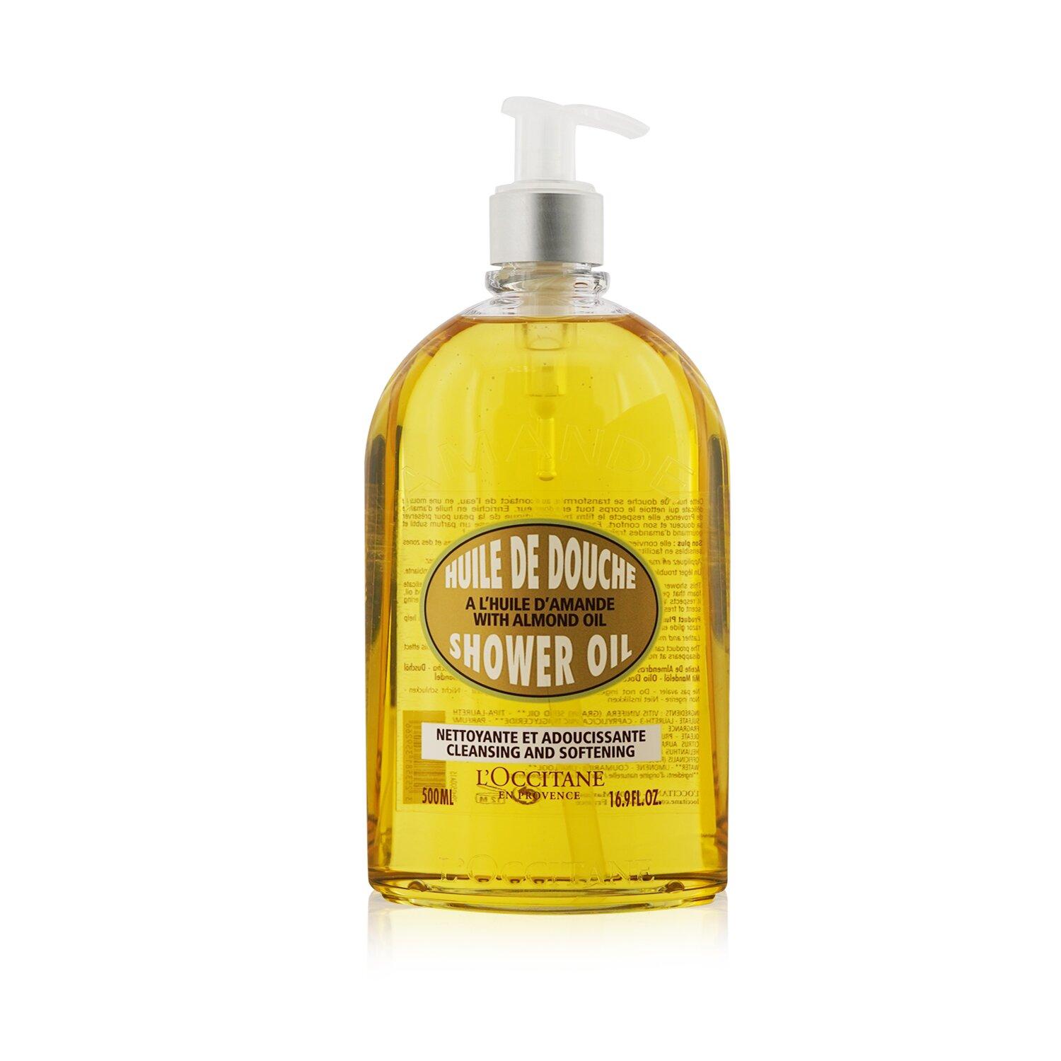 Get L'Occitane Almond Cleansing & Soothing Shower Oil HDA 500ml/16.7oz