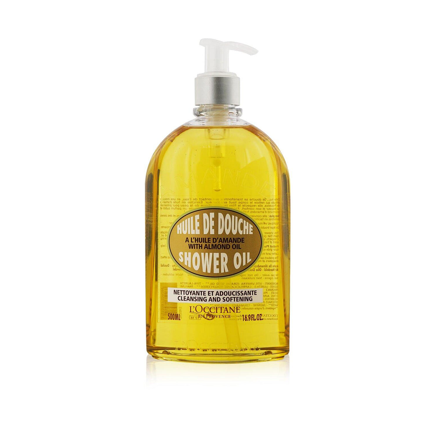 L'Occitane Almond Cleansing & Soothing Shower Oil HDA 500ml/16.7oz 500 ml