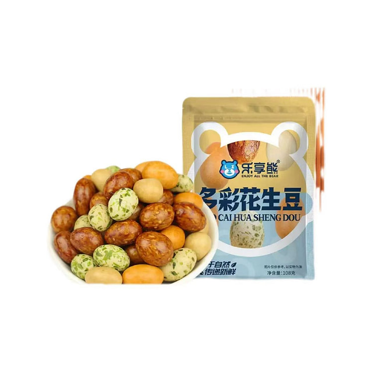 Lexiang Bear Colorful Peanuts 108g*1 Bag 108 g