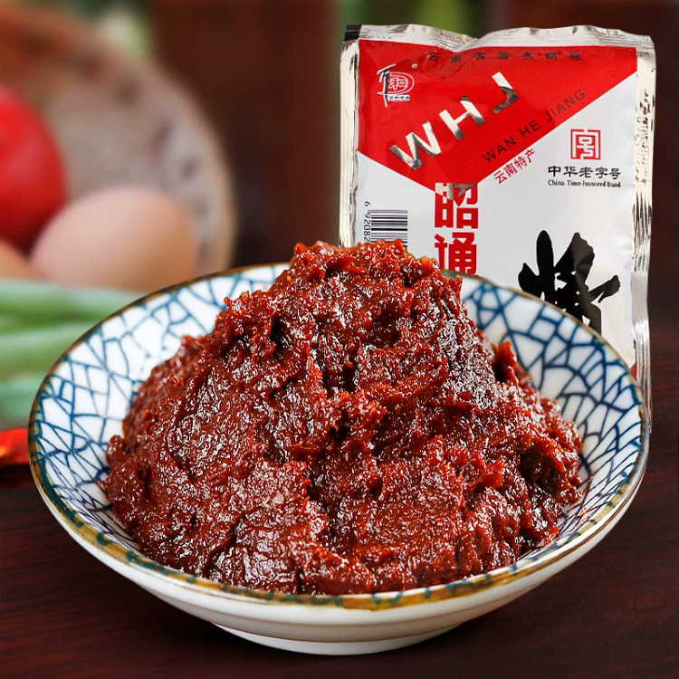 云南特产 万和昭通酱 黄豆酱米线帽子拌面酱炸洋芋土豆酱150g*1袋