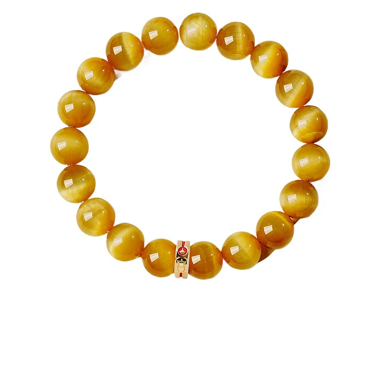 宫里上新 虎眼石手串  金曜盈财(金色) 10mm 1 盒