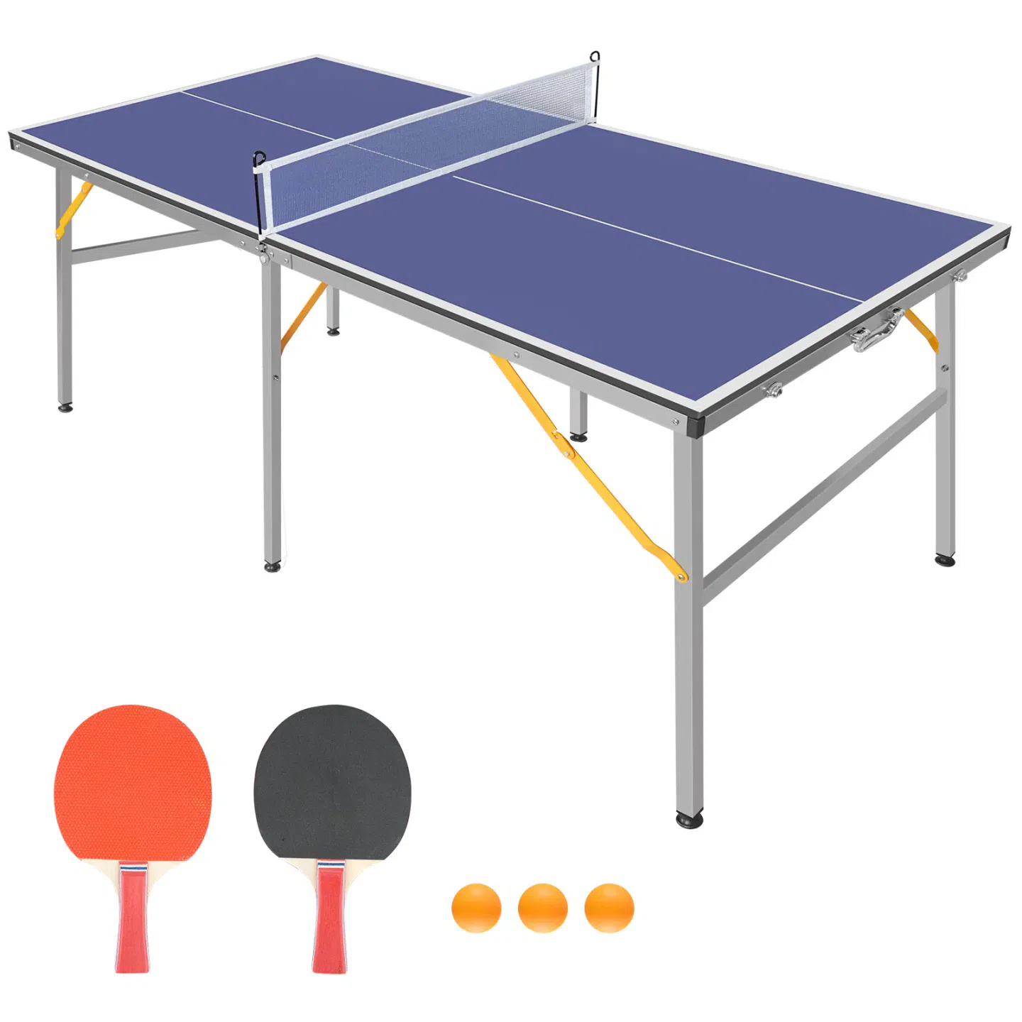 6ft Mid-Size Table Tennis Table Foldable 1 each