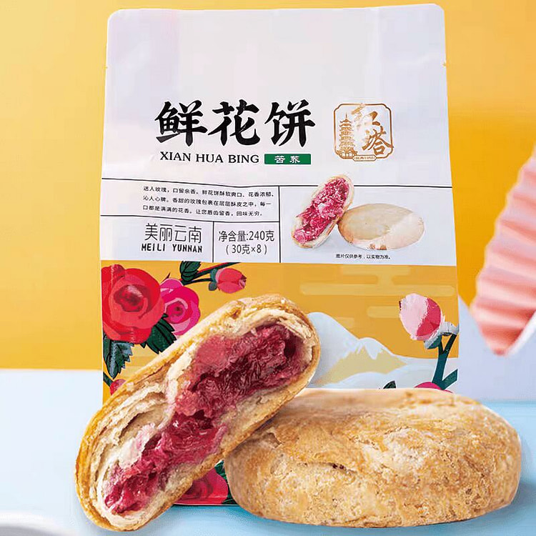 Fresh flower cake with bitter buckwheat flavor 240 g