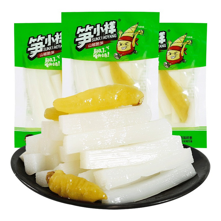 笋小样山椒脆笋，开袋即食泡椒笋条 1 包