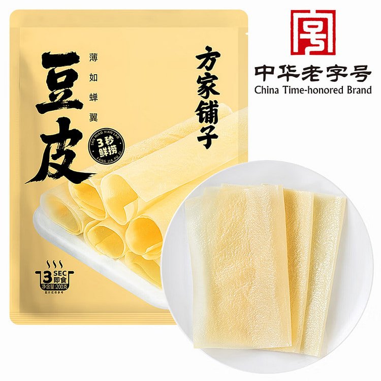 方家铺子 蝉翼豆腐皮 200 克