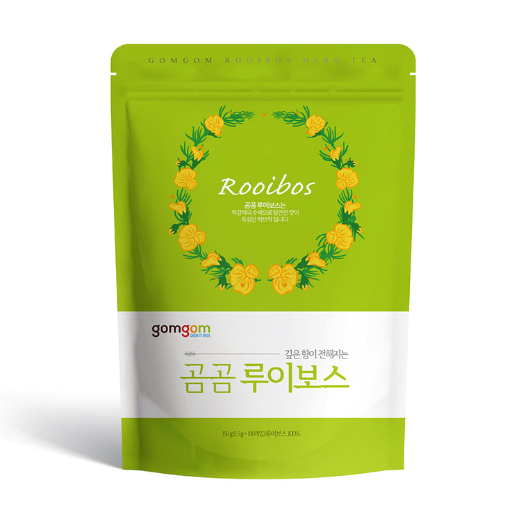 gomgom Rooibos Triangle Tea Bag 1.5g x 100p 1 each