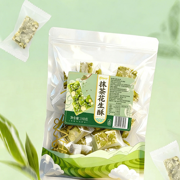 Matcha Peanut Crisp 150g 1 pack