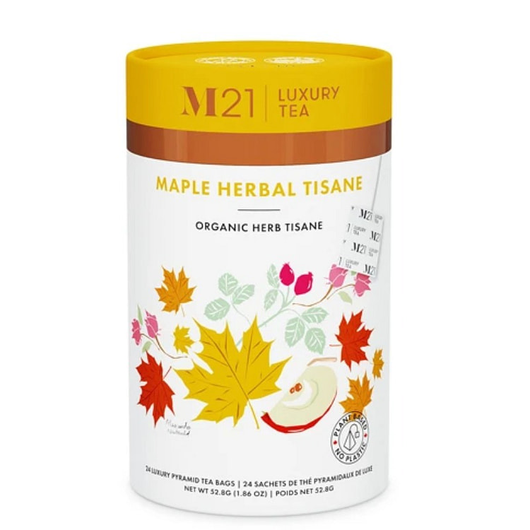 M21 枫叶草本果茶 | 酸甜交织有机洛神花枫糖茶 24 包