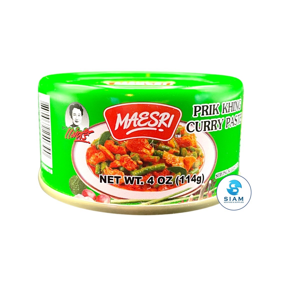 MaeSri Prik Khing Curry Paste, Vegan & Gluten-Free 4 盎司