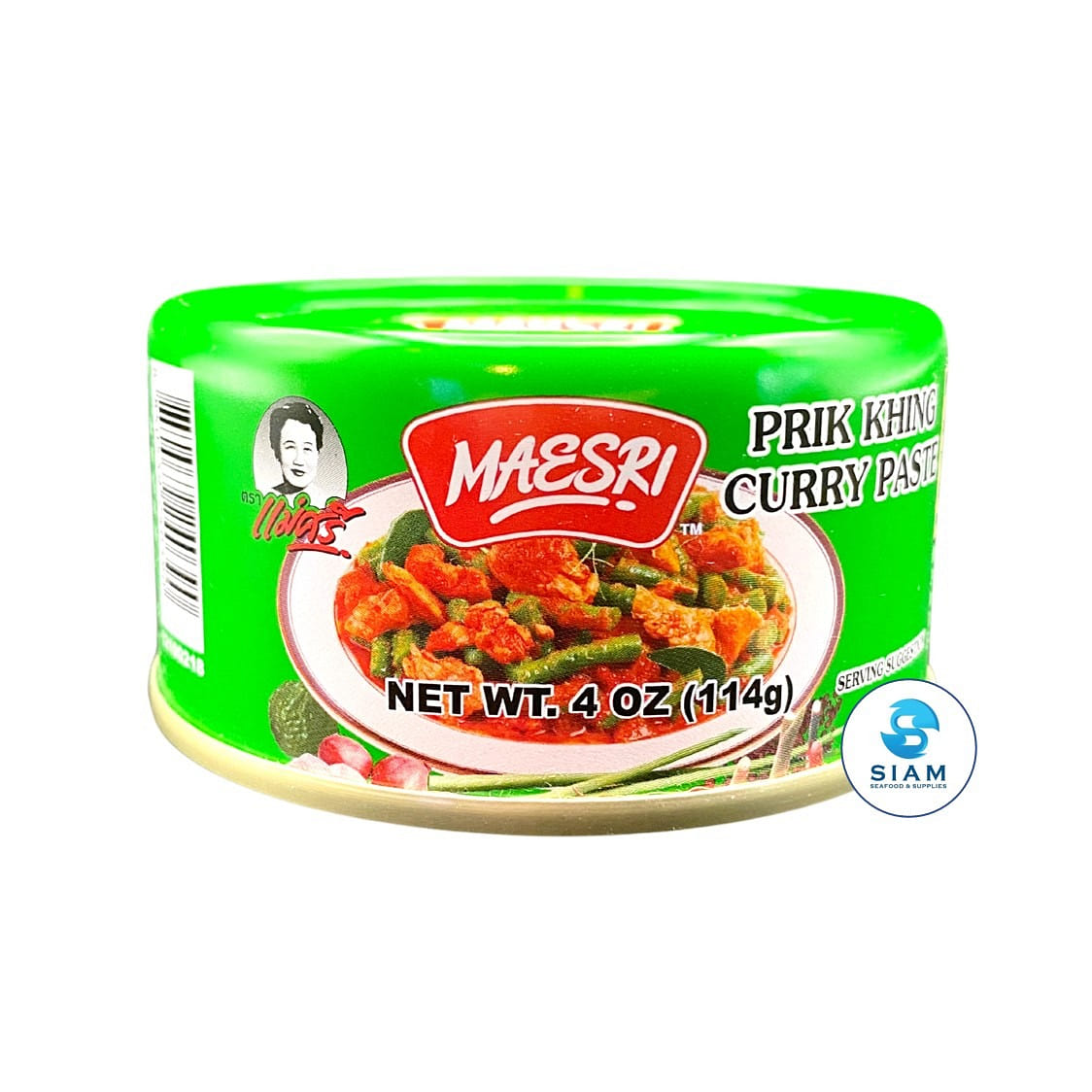 MaeSri Prik Khing Curry Paste, Vegan & Gluten-Free 4 oz