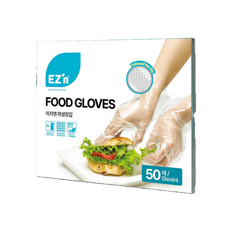 [EZ'N] 韩国高性价比厨房无粉手套50只装 1 份