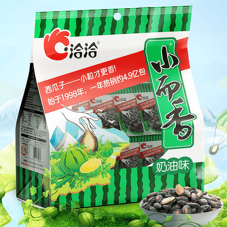 Qia Qia Cream Flavor Watermelon Seeds 360g 360 g