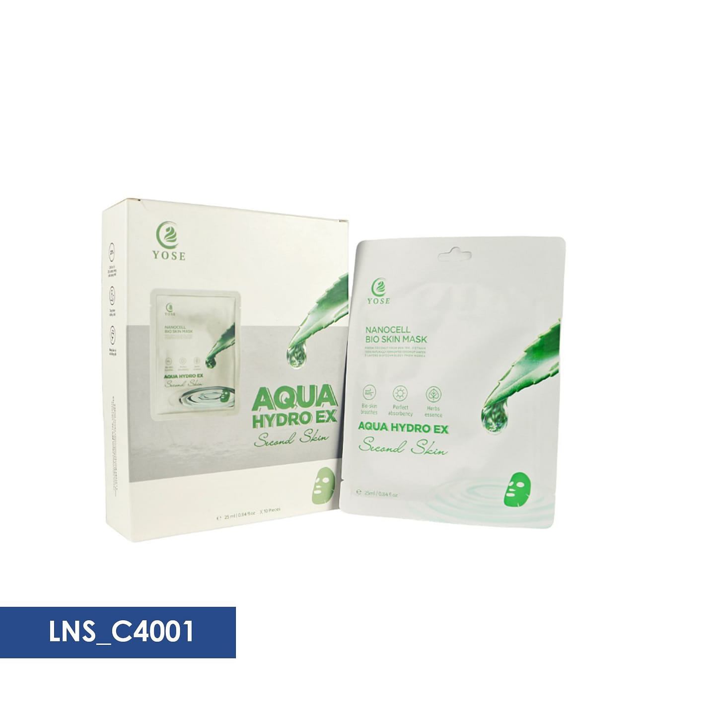 Facial Mask Aqua Hydro 10 Pieces 10 カウント