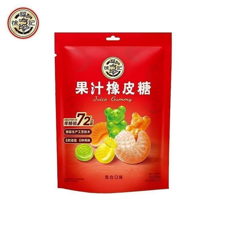 Xu Fu Ji Mixed Flavor Juice Gummies 230g 230 g