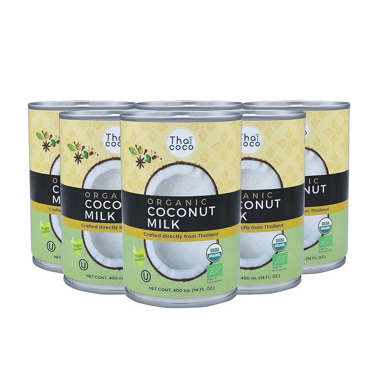 泰椰有机全脂椰奶 400ml -6pk