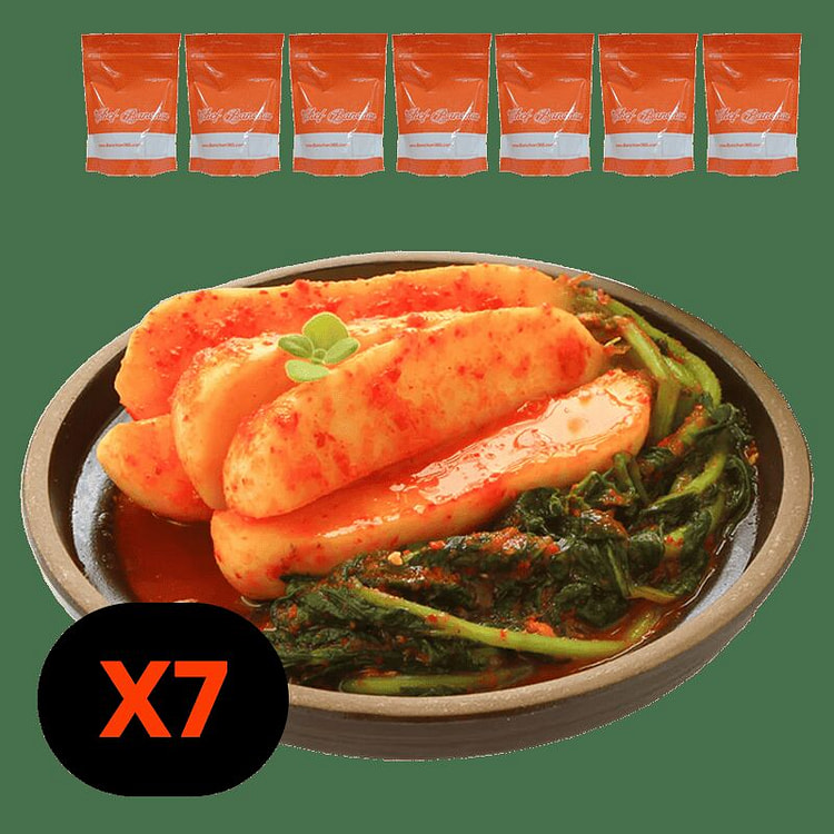 Ponytail Radish Kimchi 7 PACKS