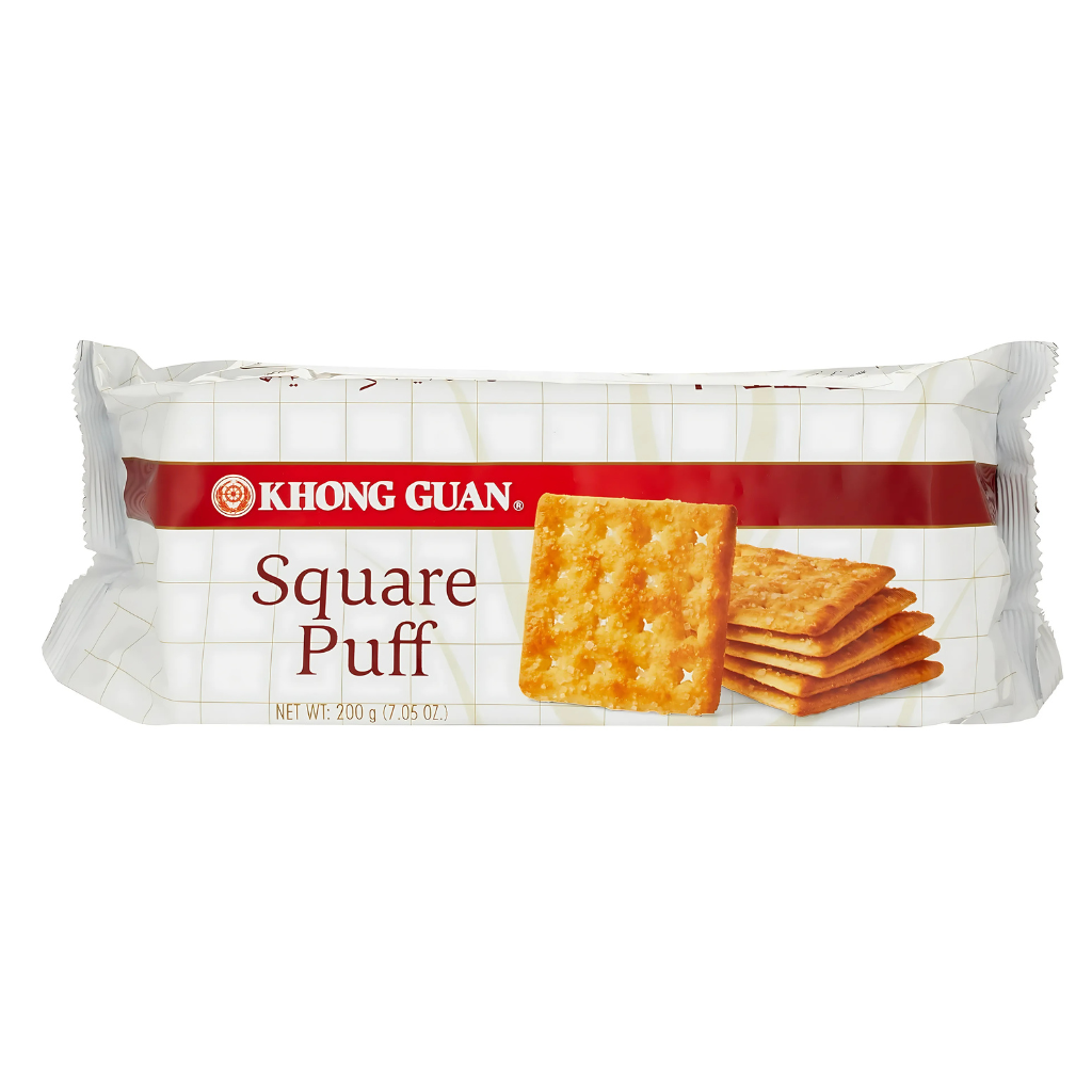 Khong Guan Square Puff Biscuits 7.05oz 1 個