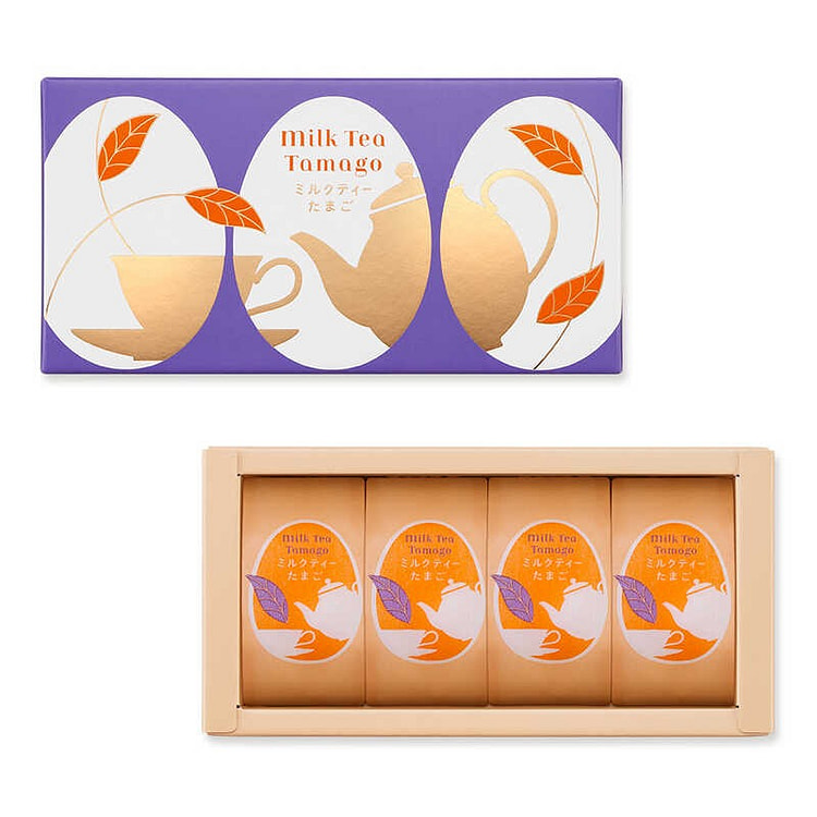 GINZA TAMAYA Grey Earl Chocolate Cake 4pcs 1 box