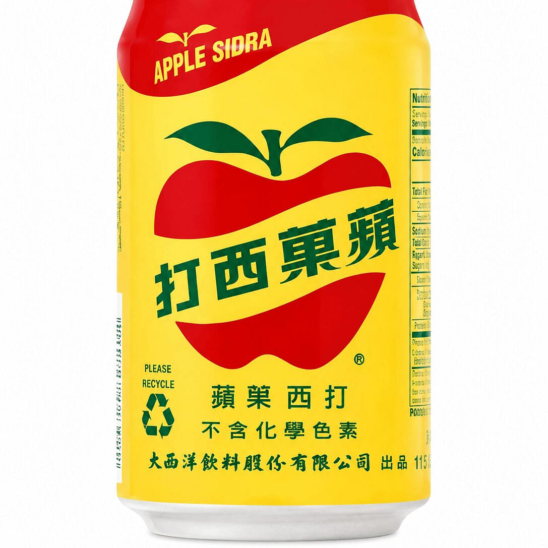APPLE SIDRA Apple Soda 11.15 fl oz x 6 330 ml*6 cans