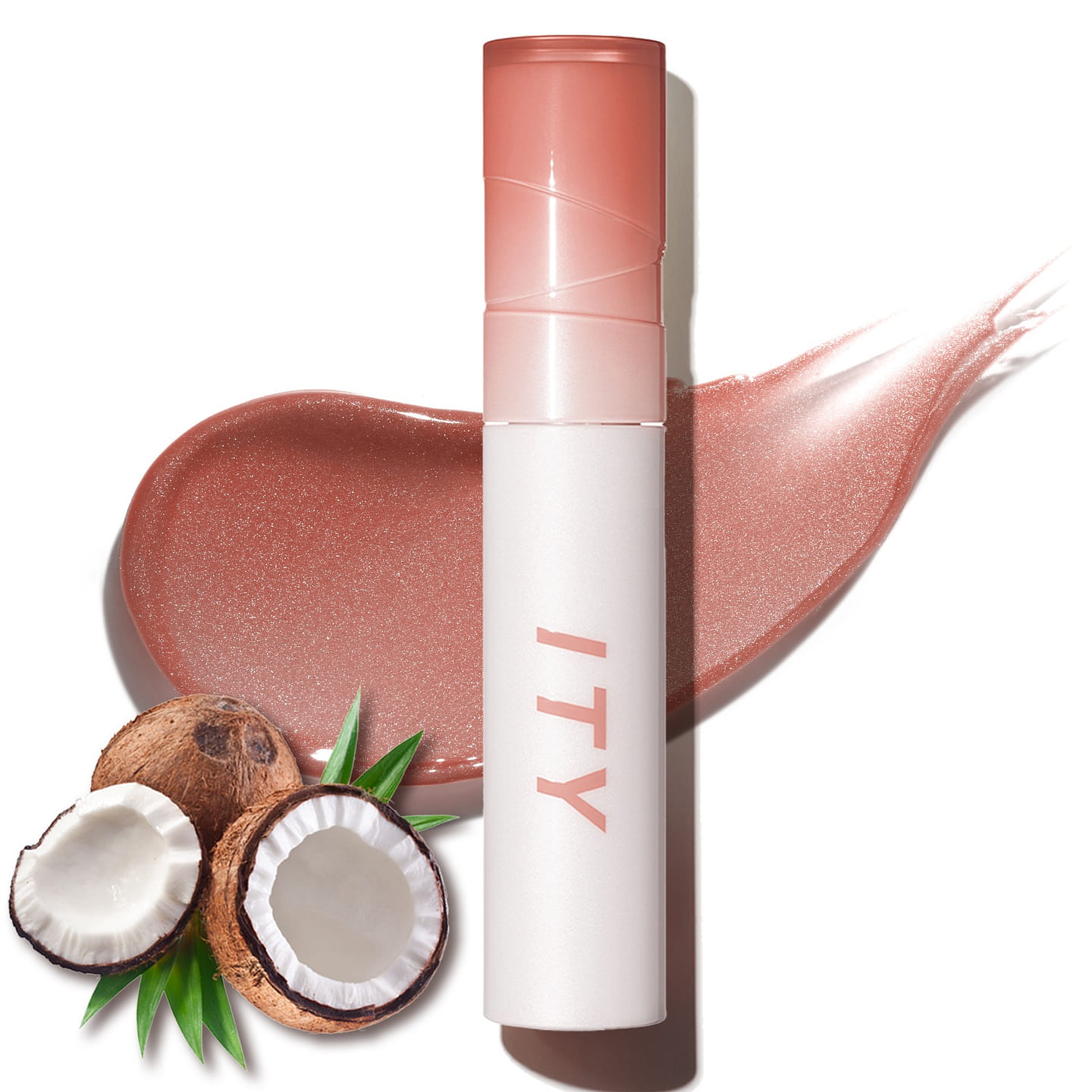ITY Lip Gloss Coconut Scent Lipstick Jelly Texture 0.09 oz in Chai Lover 0.01 lb