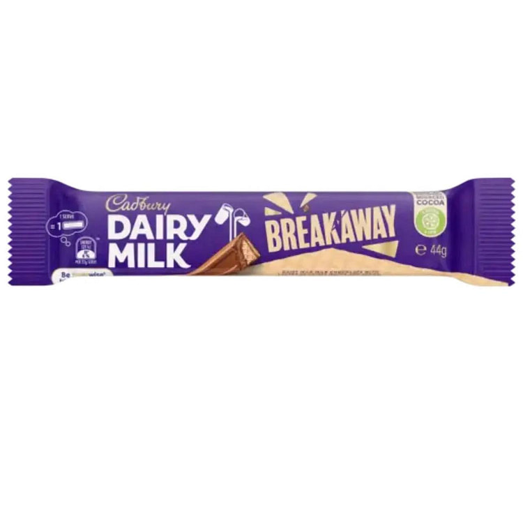 Cadbury Dairy Milk Breakaway Bar (Australia) 1 each