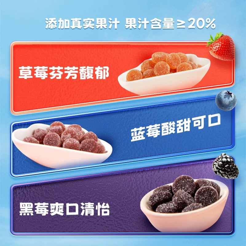 Get Wangzai QQ Fruit Juice Gummy Candy 18g*1 18 g Delivered | Weee