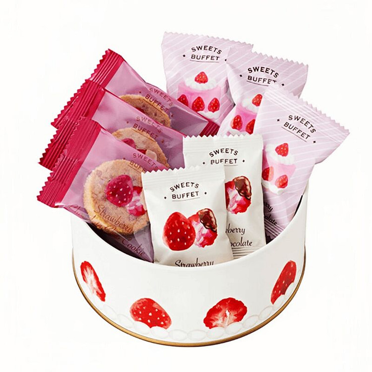 日本Mary's玛丽情人节限定草莓巧克力礼盒 8枚 1 盒