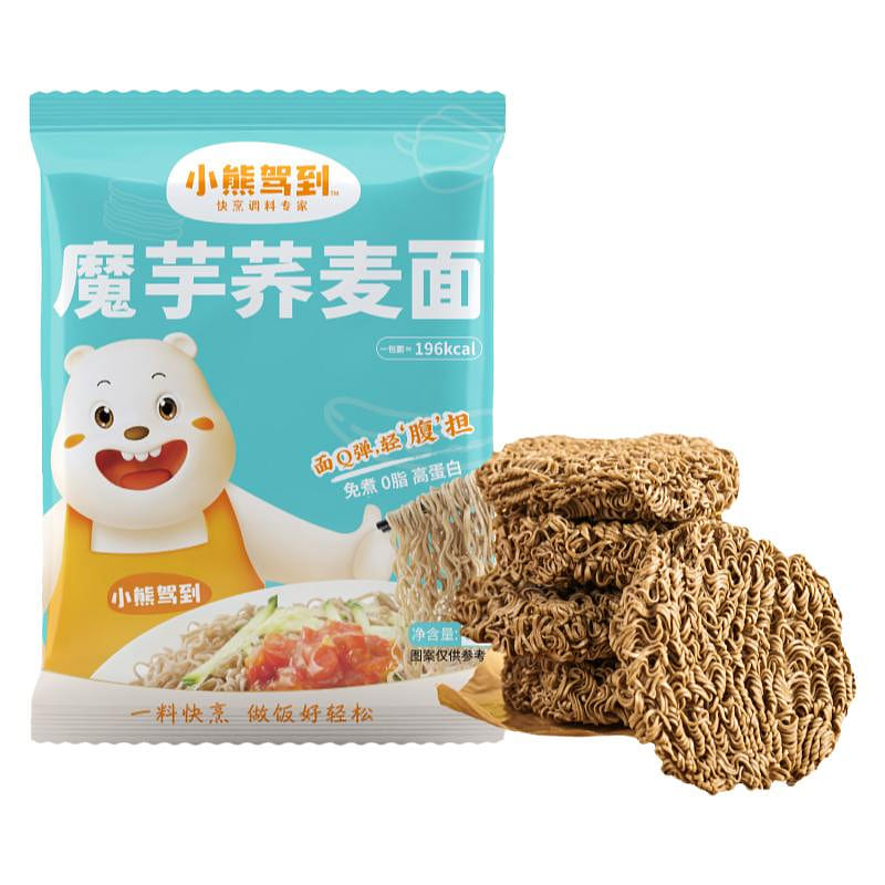 小熊驾到魔芋荞麦面60g*5包 300 克