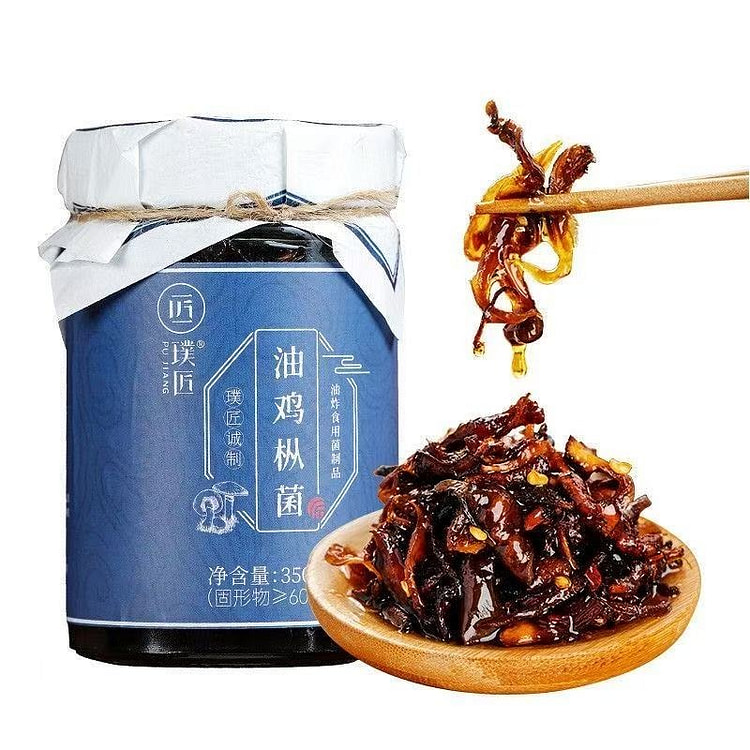 璞匠云南特产油鸡枞菌酱即食拌面下饭菜350g*1