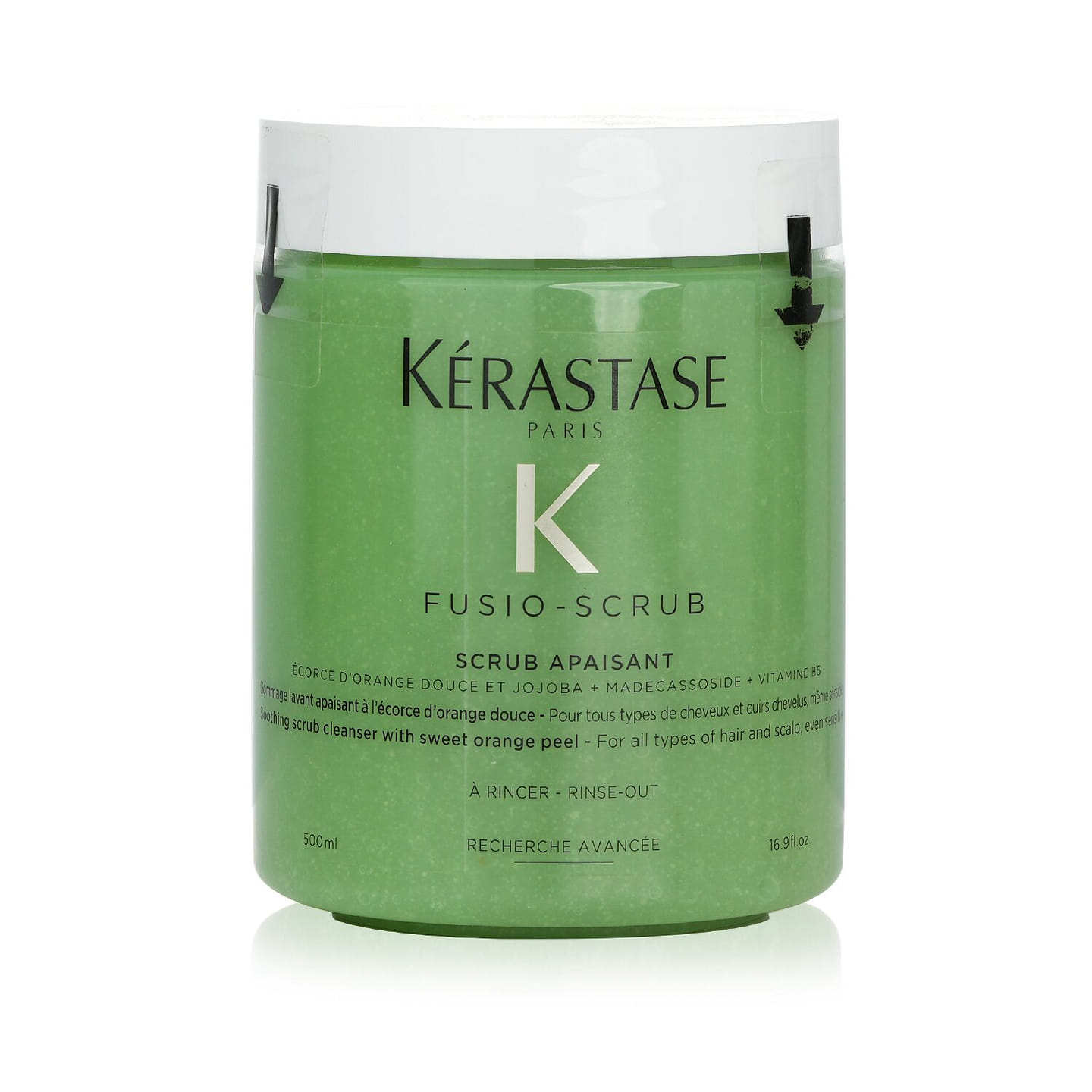 Kerastase Fusio-Scrub Scrub Apaisant Soothing Scrub Cleanser with Sweet Orange Peel (For All Types of Hair and Scalp) 500 ml