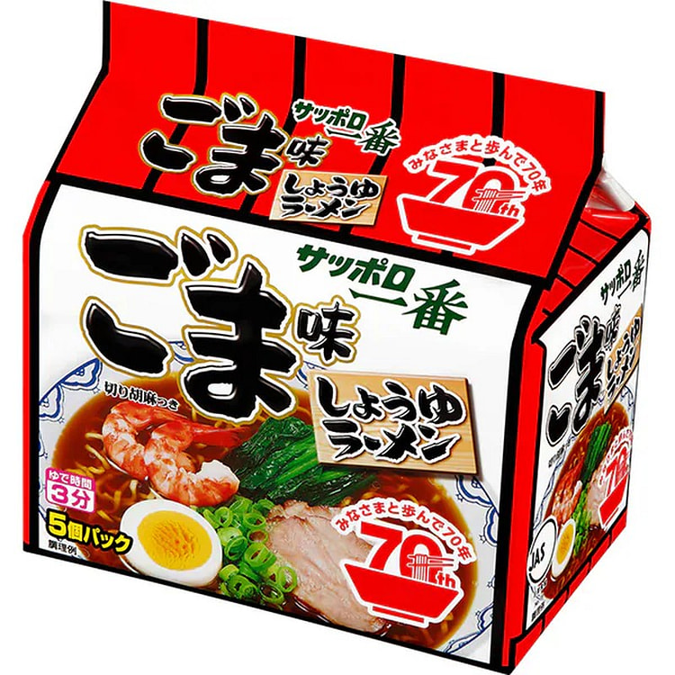 札幌一番芝麻拉面 5P