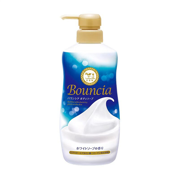 COW Bouncia 牛乳石碱沐浴乳牛奶花香瓶装