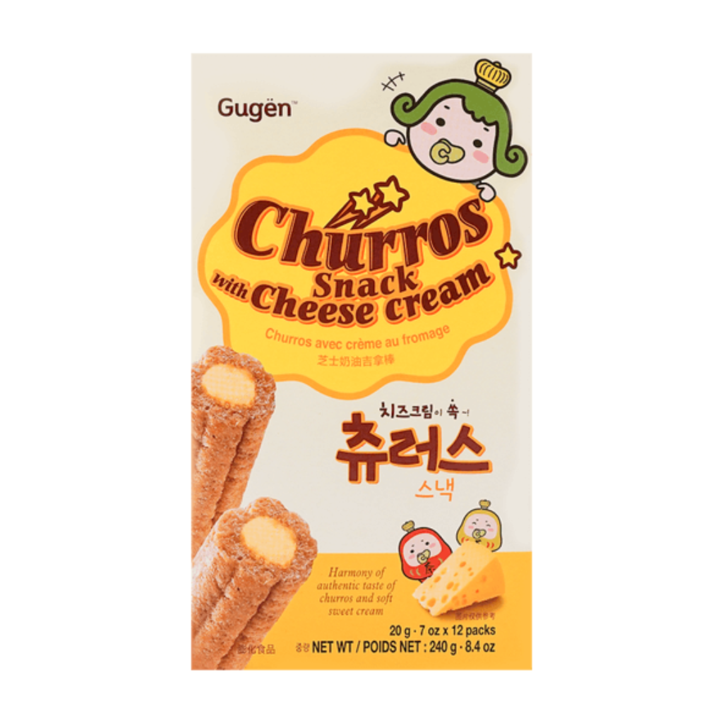 Gugen Churros Snack With Cheese Cream 8.4 oz