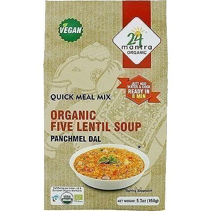24 Mantra Organic Five Lentil Soup Mix – Panchmel Dal, 5.3 oz box 5.3 oz
