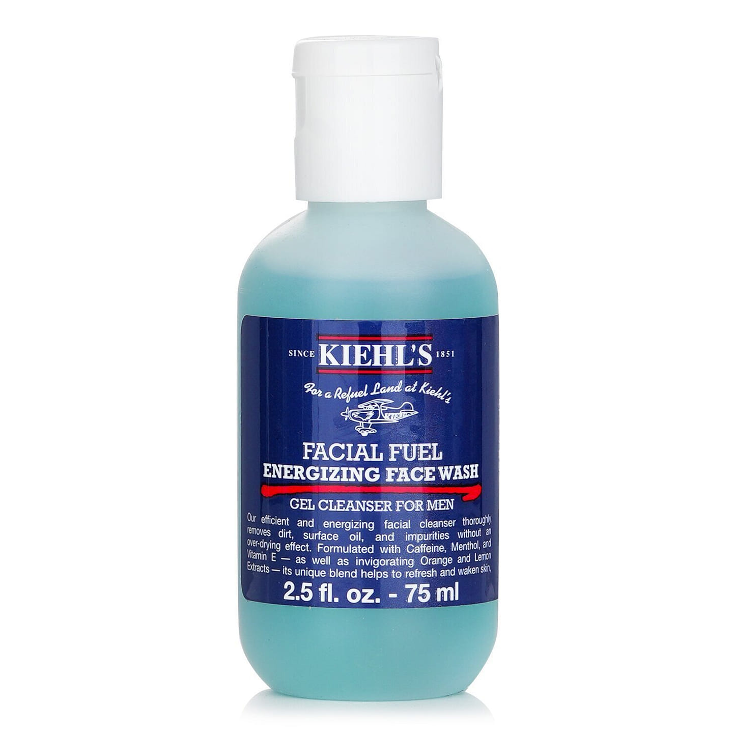 Kiehl’s Facial Fuel Energizing Face Wash Gel Cleanser 75ml/2.5oz 75 ml