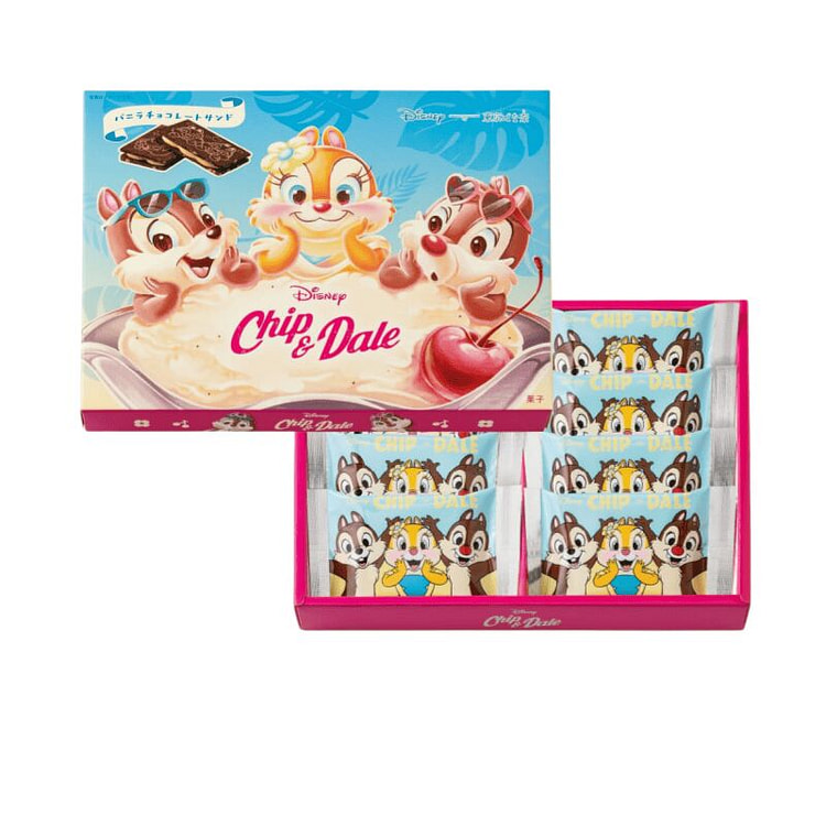 Chip&Dale Vanilla Butter Chocolate Sandwich Cookie 1 box
