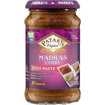 Patak’s Madras Curry Paste (Medium), 10 oz bottle 10 oz